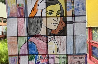 Roseggerschule beim 10. Anne Frank Tag